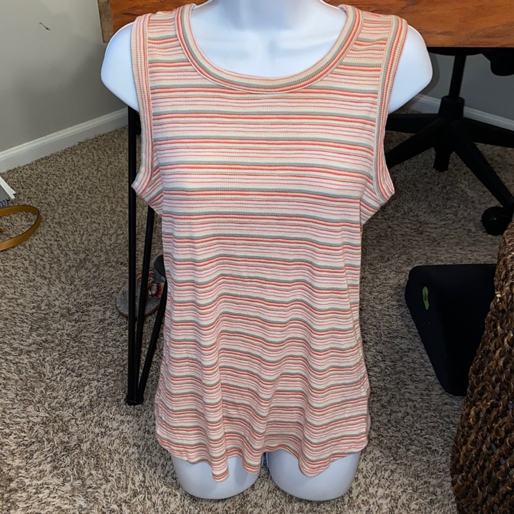 Women's Columbia striped tank top , sleeveless top, size medium